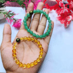 Citrine + Green Aventurine Crystal Bracelet (Combo) - Image 3