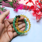 Citrine + Green Aventurine Crystal Bracelet (Combo) - Image 4